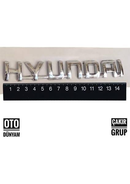 Hyundai Accent Era Kasa Bagaj Yazısı Orjinal Boyut Aksesuar fiyatları