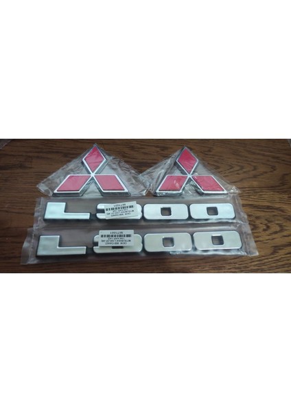 L300 2'li Yazı Ön ve Arka Arma 4'lü Set ''oem Aksesuar Malzeme Bantlı'' Ithal 10 cm Çap Arma