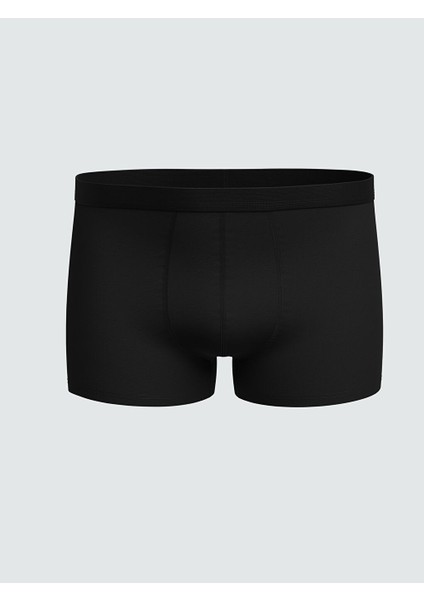 Yeni Sezon Standart Kalip Pamuklu Esnek Erkek Boxer 3'lu - S5L161Z8