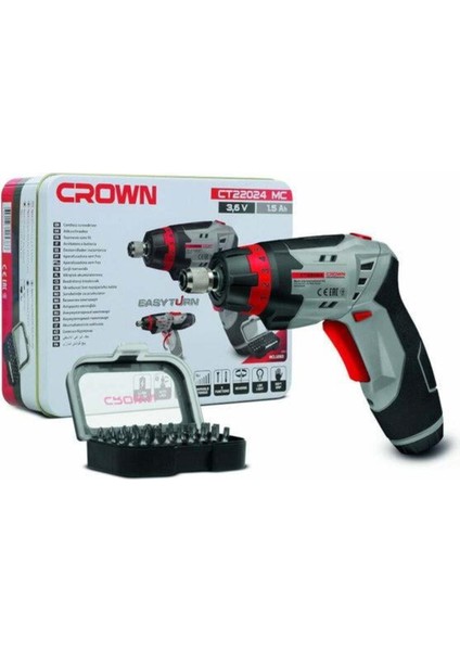 Akülü Vidalama 3.6V 1.5AH Darbeli Setli, Hafif ve Güçlü, 12V Uçlar Dahil