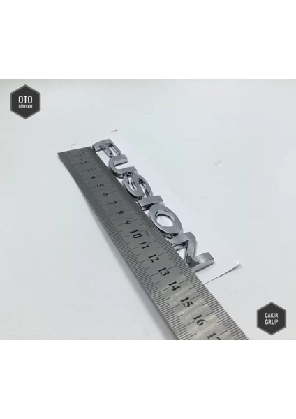 Fusion Yazısı 13.5 cm Arka Bagaj Yazısı Fusion Ithal
