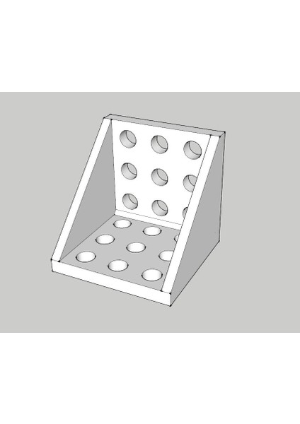 Makeblock Dik Açısı 3x3 (Sadece Plastik Aparattır!!!) 3D fiyatları