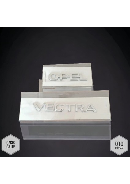 Opel Bagaj Yazı Takım "opel Vectra" 2'li Takım Aksesuar Opel Vectra Opel Vectra Amblem