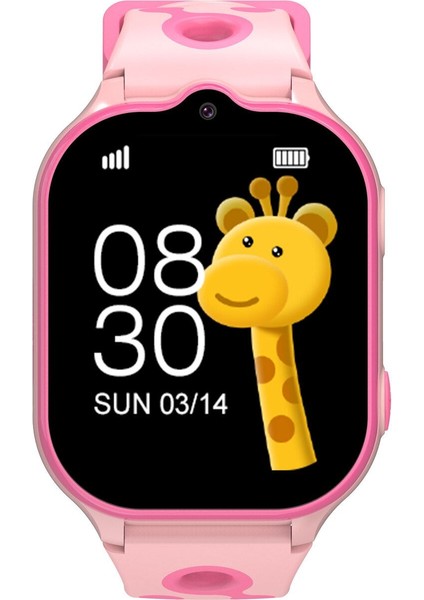 Pembe Akıllı Çocuk Saat, Takip ve Telefon Özellikli, Güvenle Kullanım fiyatları