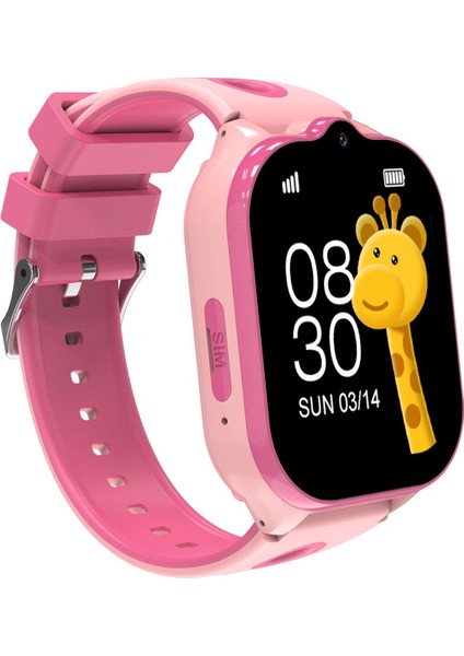 Pembe Akıllı Çocuk Saat, Takip ve Telefon Özellikli, Güvenle Kullanım modelleri