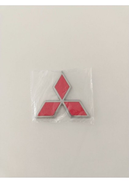 Mitsubishi Outlander 2007-2012 Asx Lancer Bagaj Logo 10 cm Bantlı Krom Arma Aksesuar