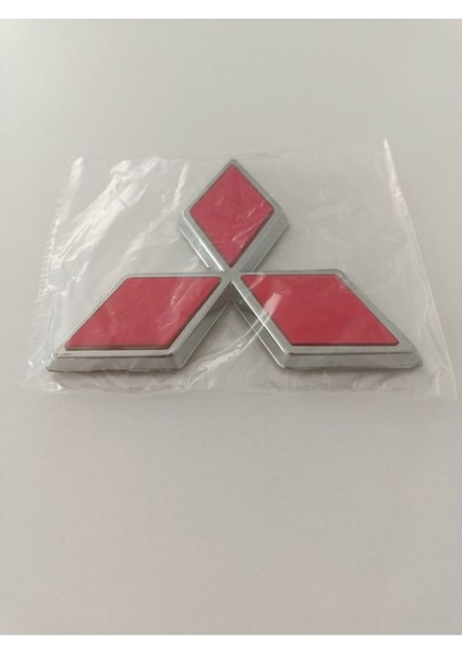 Mitsubishi L300 Bagaj Arma Logo 10 cm Bantlı 1986-2000 Oto Aksesuar Krom Plastik modelleri
