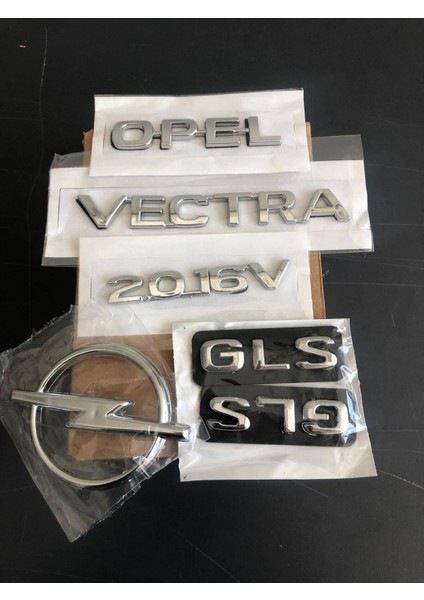 Opel Vectra 2.0 16 V Gls Yazı (2ADET) Arka Bagaj Arması Takım--Vectra B UYUMLU-1996-2001