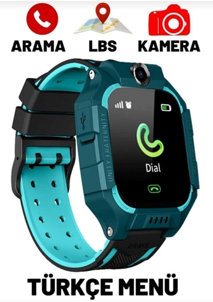 Çocuklar Için Yeşil Akıllı Saat, Kamera ve Sosyal Özellikli, Güvenli ve Eğlenceli fiyatları