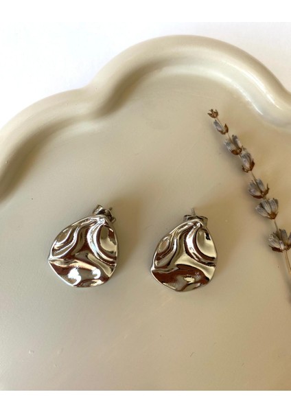 Xuping Asimetrik Damla Silver Küpe fırsatları