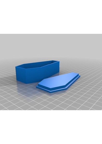 Kapaklı Tabut (Plastik Aparattır!!!) 3D
