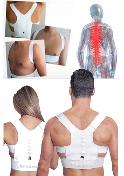 Dik Duruş Bel Korsesi, Rahat ve Pratik, Manyetik Destekli, Günlük Kullanım fırsatları
