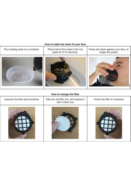 Makyaj Sökücü Filtreli Solunum Yüz Maskesi (Sadece Plastik Aparattır!!!) 3D fiyatları