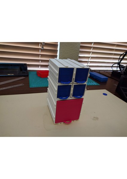 Başka Bir Modüler Birbirine Geçen Çekmece Seti (Sadece Plastik Aparattır!!!) 3D modelleri