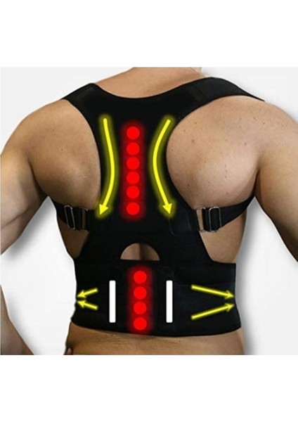 Dik Duruş Manyetik ve Mıknatıslı Sırt Destekli Rahat Korse Unisex fiyatları