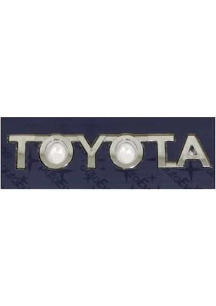 Ithal Toyota Bagaj Yazısı (Krom)