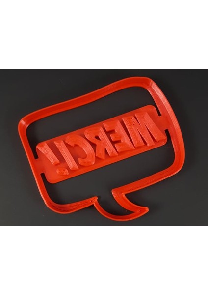 "merci!" ve "teşekkürler" - Konuşma Balonu (Sadece Plastik Aparattır!!!) 3D fiyatları