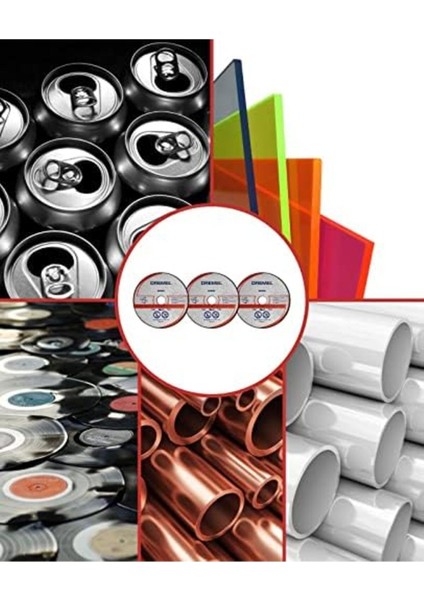 DSM20 Testere Için Metal ve Plastik Kesme Diski, 3'lü Set fiyatları