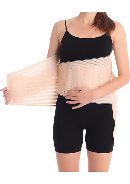 Lumbosakral Destek Korse, Çelik Balenli, Kemerli, 32 cm Standart Rahatlık