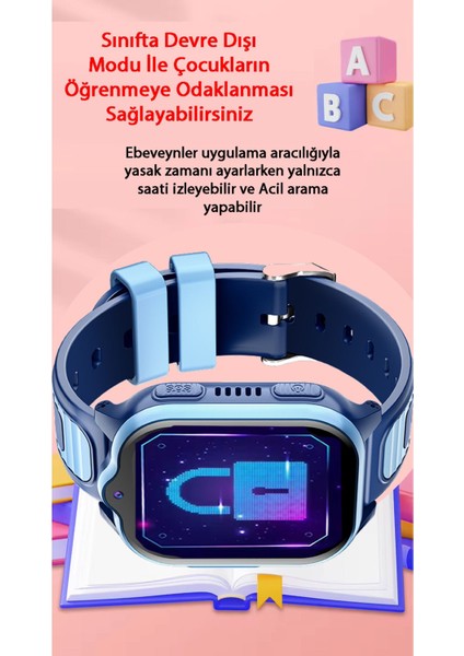 Görüntülü Görüşme ve Gps Özellikli Çocuk Takip Saati, Net Konum ve Wi-Fi Bağlantısı modelleri