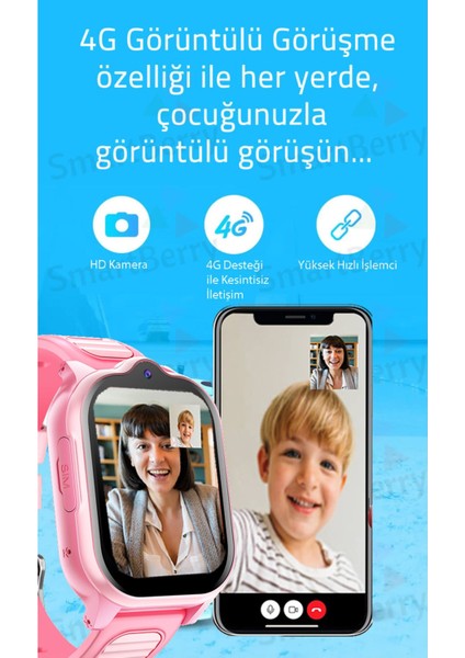 Görüntülü Görüşme ve Gps Özellikli Çocuk Takip Saati, Net Konum ve Wi-Fi Bağlantısı fırsatları