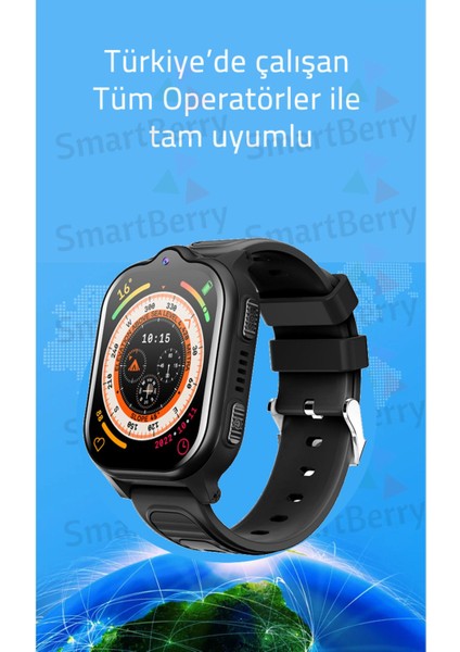 Görüntülü Görüşme ve Gps Özellikli Çocuk Takip Saati, Net Konum ve Wi-Fi Bağlantısı