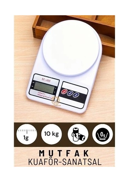 Hassas Mutfak Terazisi Kuaför Terazisi 10 kg