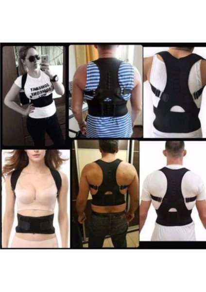 Manyetik Spor ve Duruş Desteği Bel ve Omuz Koruyucu indirimleri