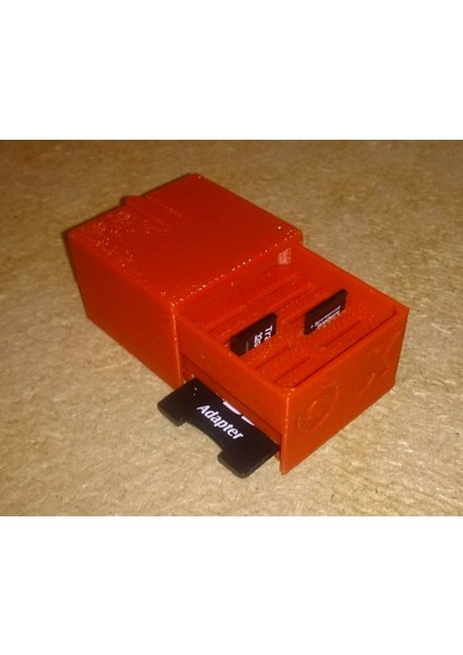 Microsd Kart Tutucu Artı Sd Kart Adaptörü (Sadece Plastik Aparattır!!!) 3D fırsatları