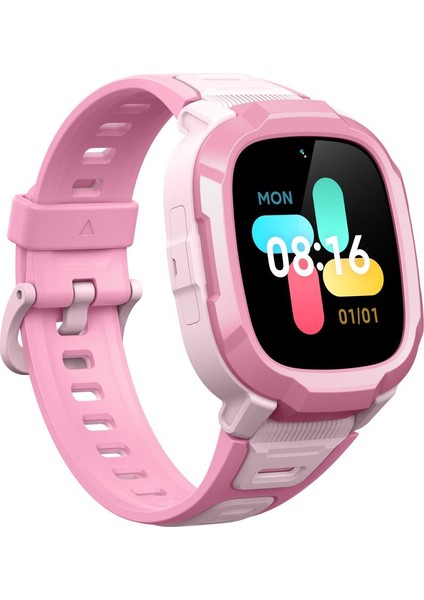 P6 Gps Destekli 4g Akıllı Çocuk Saati, Pembe Renk fırsatları