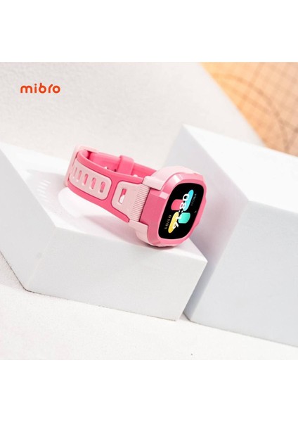 P6 Gps Destekli 4g Akıllı Çocuk Saati, Pembe Renk