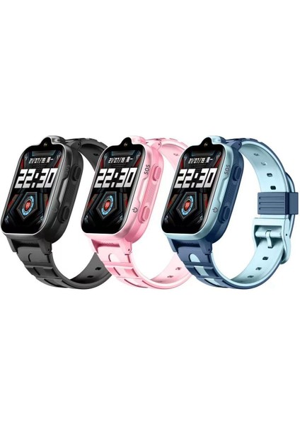 Pembe Renkli Çocuk Akıllı Saat, Eğlenceli ve Güvenli Tasarım