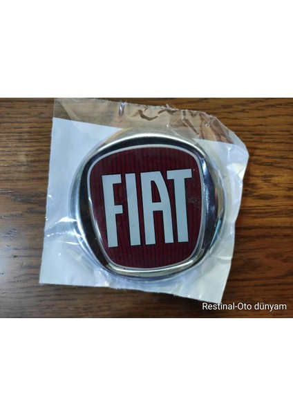 Fiat Linea (2007-2012, Makyajsız Kasa) 9.5cm Ön Panjur Arma Ithal Krom Kaplama Kenar Ön Epoksi 95MM