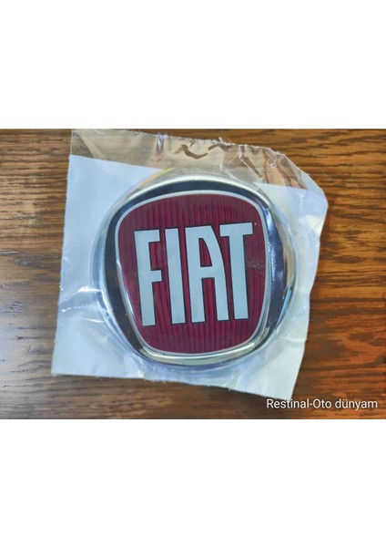 Fiat Linea (2007-2012, Makyajsız Kasa) 9.5cm Ön Panjur Arma Ithal Krom Kaplama Kenar Ön Epoksi 95MM