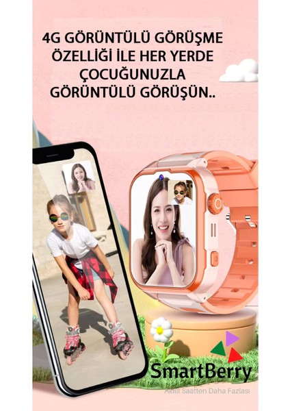 Turuncu Z50 Çocuk Akıllı Takip Saati, Gps, Wi-Fi, Görüntülü Görüşme, Sim Kartlı indirimleri