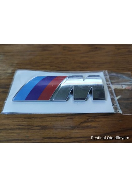 Bmw M Krom Kaplama Bagaj Arması Yazısı Logosu 3m 3D Abs Bmw E46 M Rozeti (8cm x 3cm M Logo) fiyatları