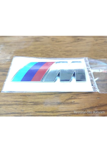 Bmw M Krom Kaplama Bagaj Arması Yazısı Logosu 3m 3D Abs Bmw E46 M Rozeti (8cm x 3cm M Logo) modelleri