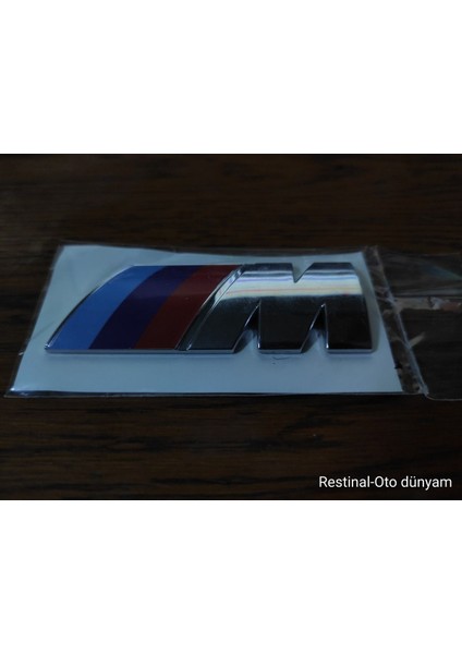 Bmw M Krom Kaplama Bagaj Arması Yazısı Logosu 3m 3D Abs Bmw E46 M Rozeti (8cm x 3cm M Logo) fırsatları