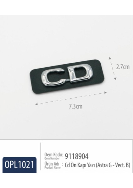 CD Yazısı Opel fiyatları