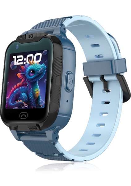 Mavi Renkli Akıllı Çocuk Saati, Konum Takibi, Güvenli ve Eğlenceli Tasarım fırsatları