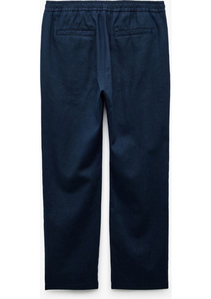Yeni Sezon Cep Detaylı Regular Fit Beli Bağcıklı Pantolon