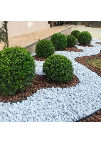 Beyaz Dolomit Taş 3 Kg, 2-4 Cm, Dekoratif ve Peyzaj Süsleme Taşı
