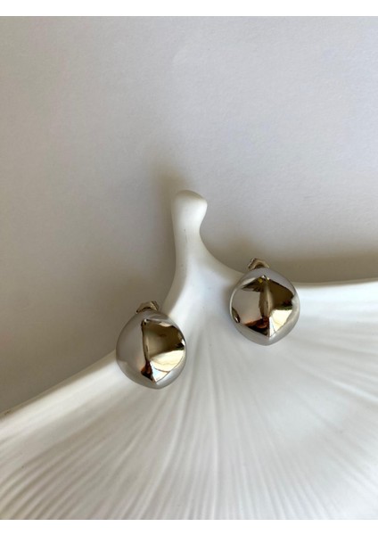 Xuping Elips Şerit Plaka Silver Küpe indirimleri