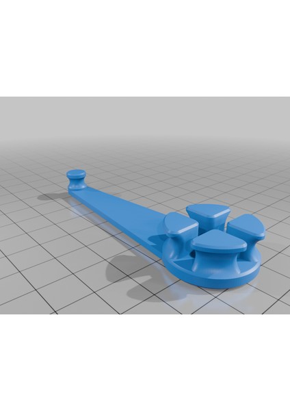 Halat / Hat Gerisi (Ip / Keten - Gergin) (Sadece Plastik Aparattır!!!) 3D modelleri