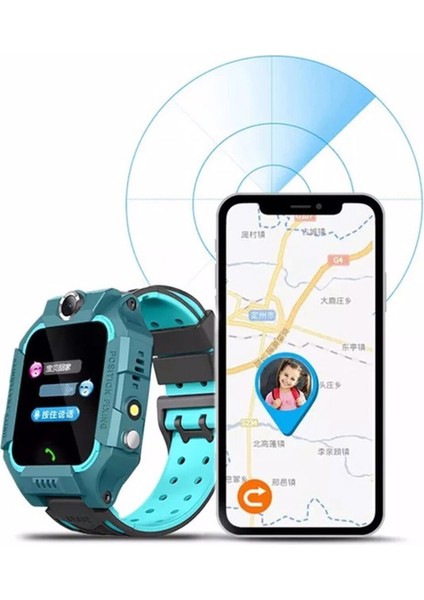 Suya Dayanıklı Renkli Çocuk Akıllı Takip Saati