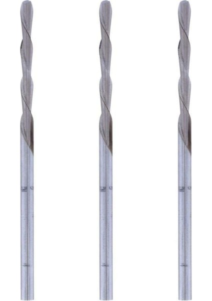 Çok Amaçlı Spiral Kesme Uçları, 3,2 Mm, 3'lü Set, Dayanıklı ve Çok Yönlü Kullanım