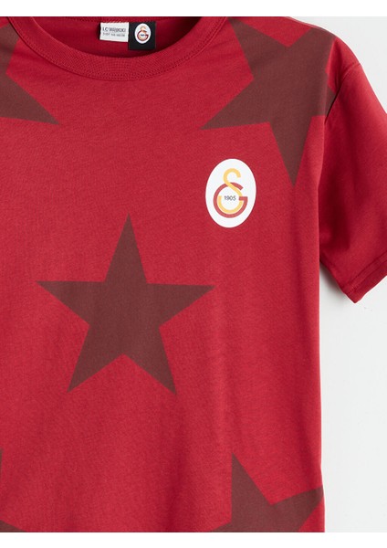 Yeni Sezon Bisiklet Yaka Galatasaray Baskili Erkek Cocuk Tisort - S5RK80Z4 modelleri