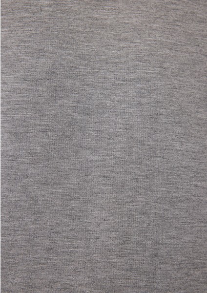 Bisiklet Yaka Gri Basic Sweatshirt 0S10295-80018