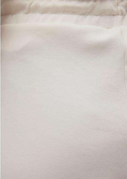 Sporty Lux Beyaz Basic Eşofman Altı 1010899-80194