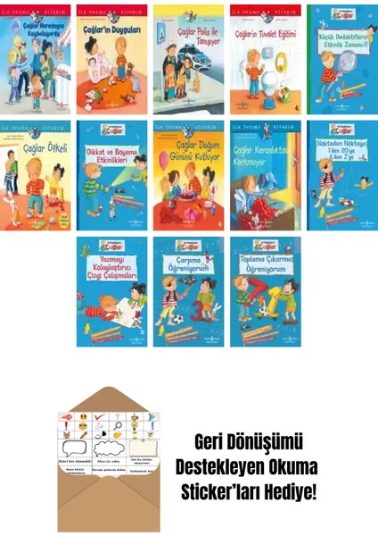 Sabine Kraushaar 13 Kitap Seti + Okuma Sticker'ları